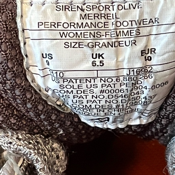 Merrell Siren Sport Hiking Outdoor Shoes Womens Size 9. Like new - Picture 5 of 10